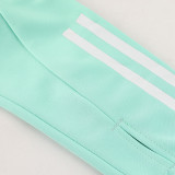 2023 AD Green Half Pull Tracksuit #AB05 (半拉链)