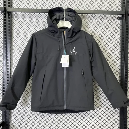 2024 Jordan Thickened warm Black Outdoor Jackets #A800加绒冲锋衣