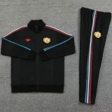 24-25 Man Utd Black Jacket TracksuitD