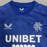 24-25 Rangers Home   Fans Soccer Jersey