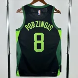 24-25 CELTICS PORZINGIS #8 Black City Edition Top Quality Hot Pressing NBA Jersey