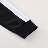 23-24 AD White Black Jacket Tracksuit #AJ15