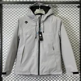 2024 Descente Thickened warm Grey Outdoor Jackets #A802加绒冲锋衣