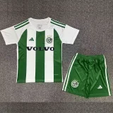 24-25 Maccabi Home Kids Soccer Jersey