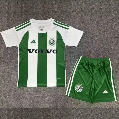 24-25 Maccabi Home Kids Soccer Jersey