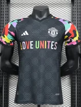23-24 Man Utd Black Pre-match Player Version Training shirts 23-24 Man Utd Black Pre-match Player Version Training shirts