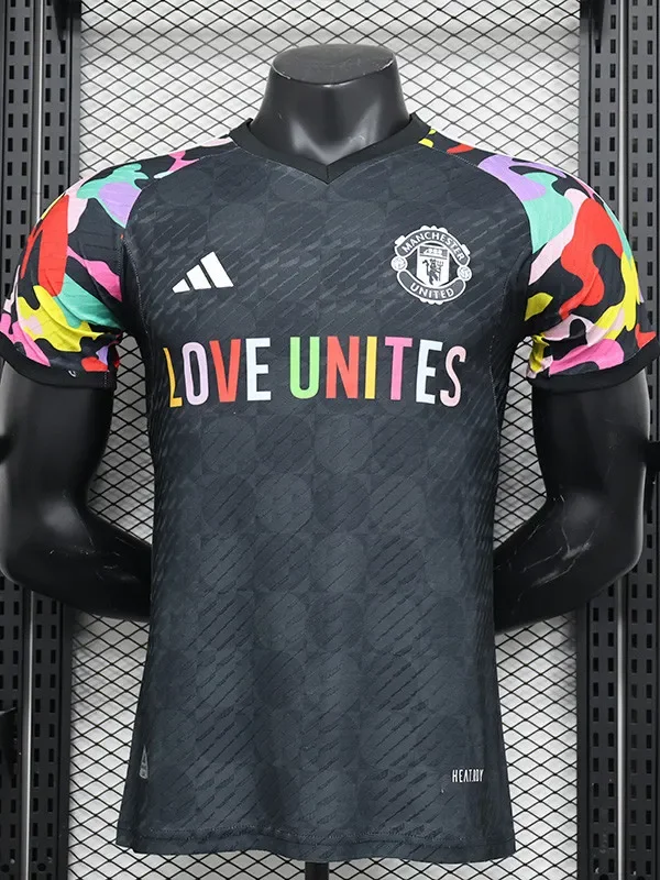 23-24 Man Utd Black Pre-match Player Version Training shirts