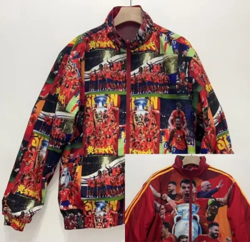 24-25 Spain Red Special Edition Double sided windbreaker (双面风衣)
