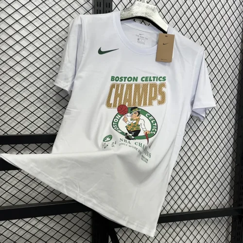 T280 Celtics White High Quality Casual T-Shirt