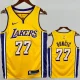 Lakers DONCIC #77 Yellow Top Quality Hot PressingNBA Jersey(V领)