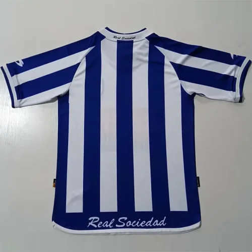 2002-2003 Real Sociedad Home Retro Soccer Jersey