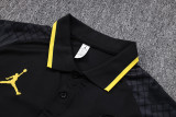 23-24 PSG Jordan Black Polo Tracksuit #C1011