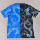 25-26 RMA Blue Black Special Edition Fans Training shirts *龙纹