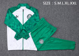 23-24 Palmeiras White Green Jacket Tracksuit #A659