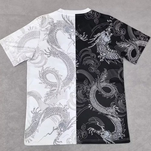25-26 RMA White Black Special Edition Fans Training shirts *龙纹