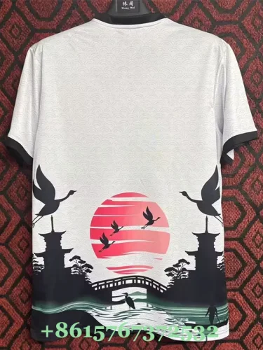 24-25 Japan White Special Edition Fans Soccer Jersey *鬼武者