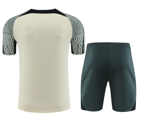 23-24 BAR Beige Yellow Training Short Suit