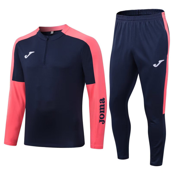 2023 JOMA Royal Blue Pink Half Pull Tracksuit #3 (半拉链)