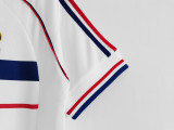 1998 France Away Retro Soccer Jersey (不带小字)