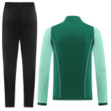 2023 AD Green Half Pull Tracksuit #AB05 (半拉链)