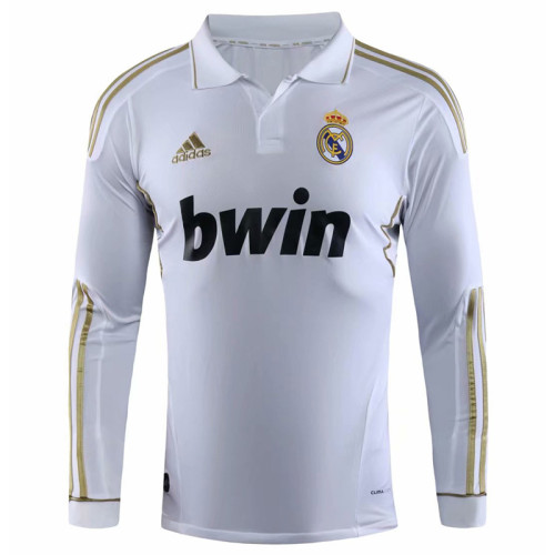 2011-2012 RMA Home Long Sleeve Retro Soccer Jersey (长袖)