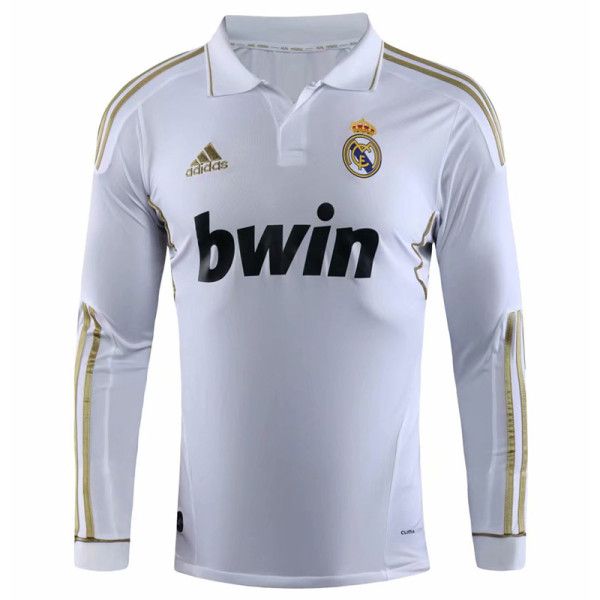 2011-2012 RMA Home Long Sleeve Retro Soccer Jersey (长袖)