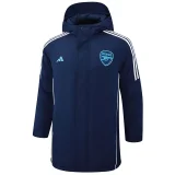 24-25 ARS Royal Blue Hooded Windbreaker Fabric Cotton Coat #G192