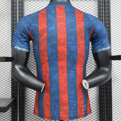 24-25 BAR Blue Red Limited Edition Player Version Soccer Jersey