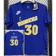 T185 Warriors CURRY #30 Blue High Quality Casual T-Shirt #C库里