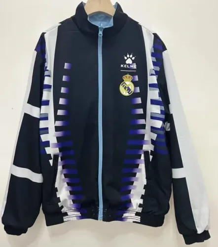 24-25 RMA Light blue & Black Double sided windbreaker (双面风衣)