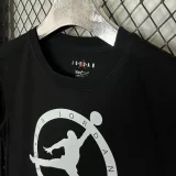 T244 Jordan Black High Quality Casual T-Shirt