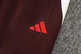 24-25 Bayern Deep Red Half Pull Tracksuit (半拉链)