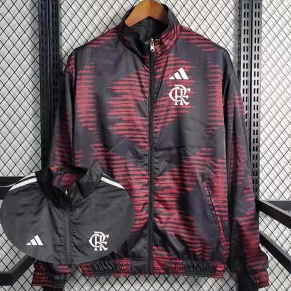 2023 Flamengo Maroon & Black Double Sided Windbreaker (双面风衣)