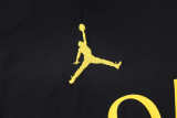 23-24 PSG Jordan Black Tank top and shorts suit #D779