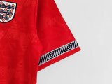 1990 England  Away Retro Soccer Jersey