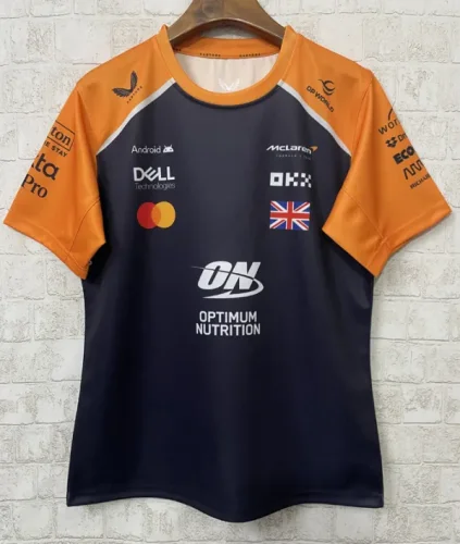 2025 McLaren NORRIS #4 Black Racing Suit (圆领)