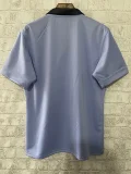 24-25 New Zealand All Blacks Purple Polo Rugby Jersey (有领)