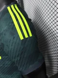 24-25 RMA Green Grey Special Edition Player Version Soccer Jersey 萤光黄S