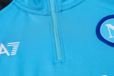 23-24 Napoli Sky Blue Half Pull Tracksuit (半拉链)