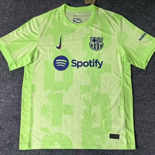 24-25 BAR Fluorescent Green   Fans Soccer Jersey