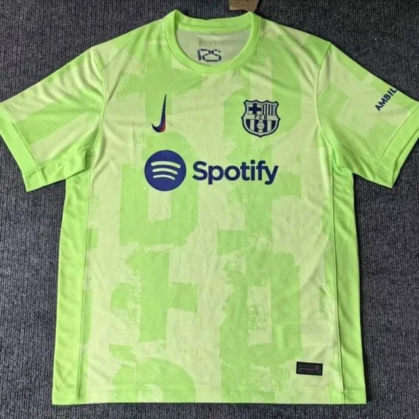 24-25 BAR Fluorescent Green Fans Soccer Jersey