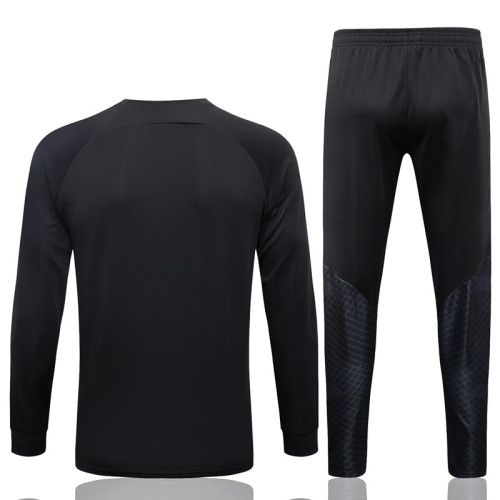 23-24 PSG Jordan Black Jacket Tracksuit #A655