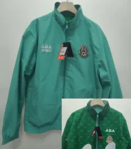 1995 Mexico Lake blue & Green Retro Double Sided Windbreaker (双面风衣)