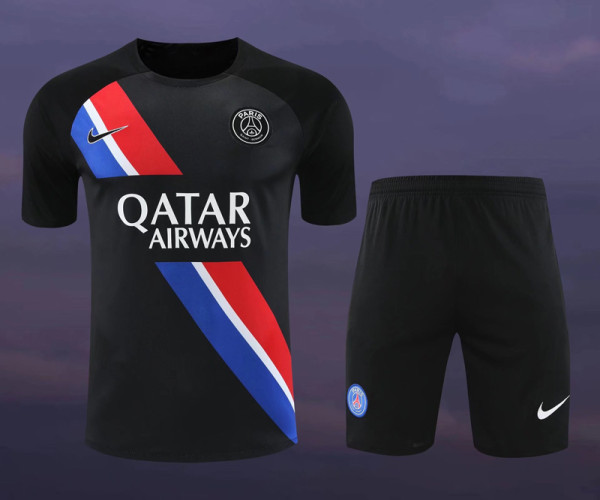 23-24 PSG Black Training Short Suit