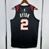 23-24 Trail Blazers AYTON #2 Black City Edition Top Quality Hot Pressing NBA Jersey