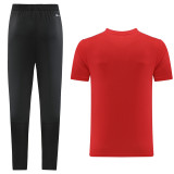 2023 AD05 Red Short-sleeved Trouser Suit