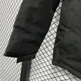 24-25 PSG Jordan Cotton Thickened warm Black Outdoor Jackets #P2加棉冲锋衣