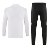 2024 AD White Half Pull Tracksuit (半拉链)