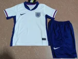 2024 England Home Kids Soccer Jersey