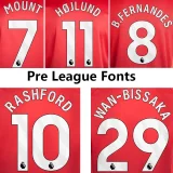 24-25 Man Utd Home Long Sleeve Soccer Jersey (长袖)